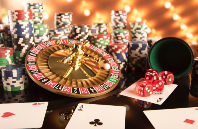 Playing cards and chips representing the games on Teen Patti Craze
